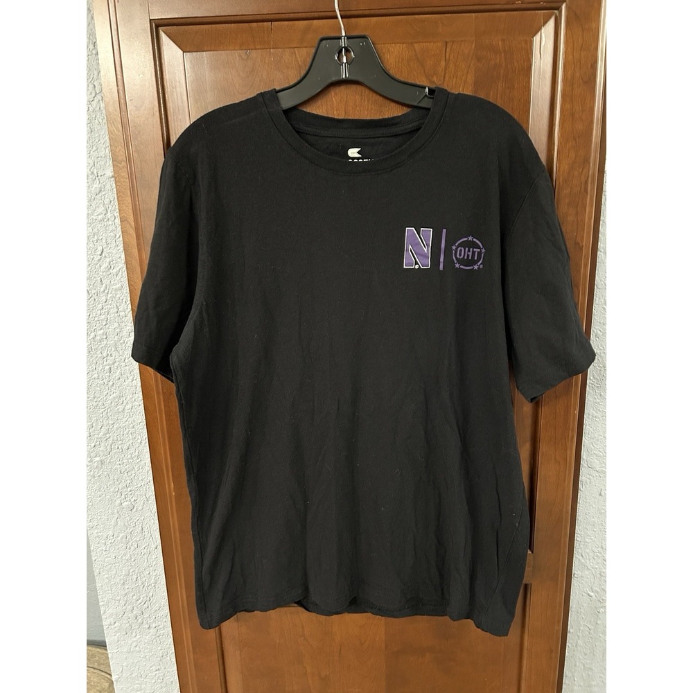 Northwestern Wildcats OHT Military Appreciation T-Shirt Mens Med Colosseum Black